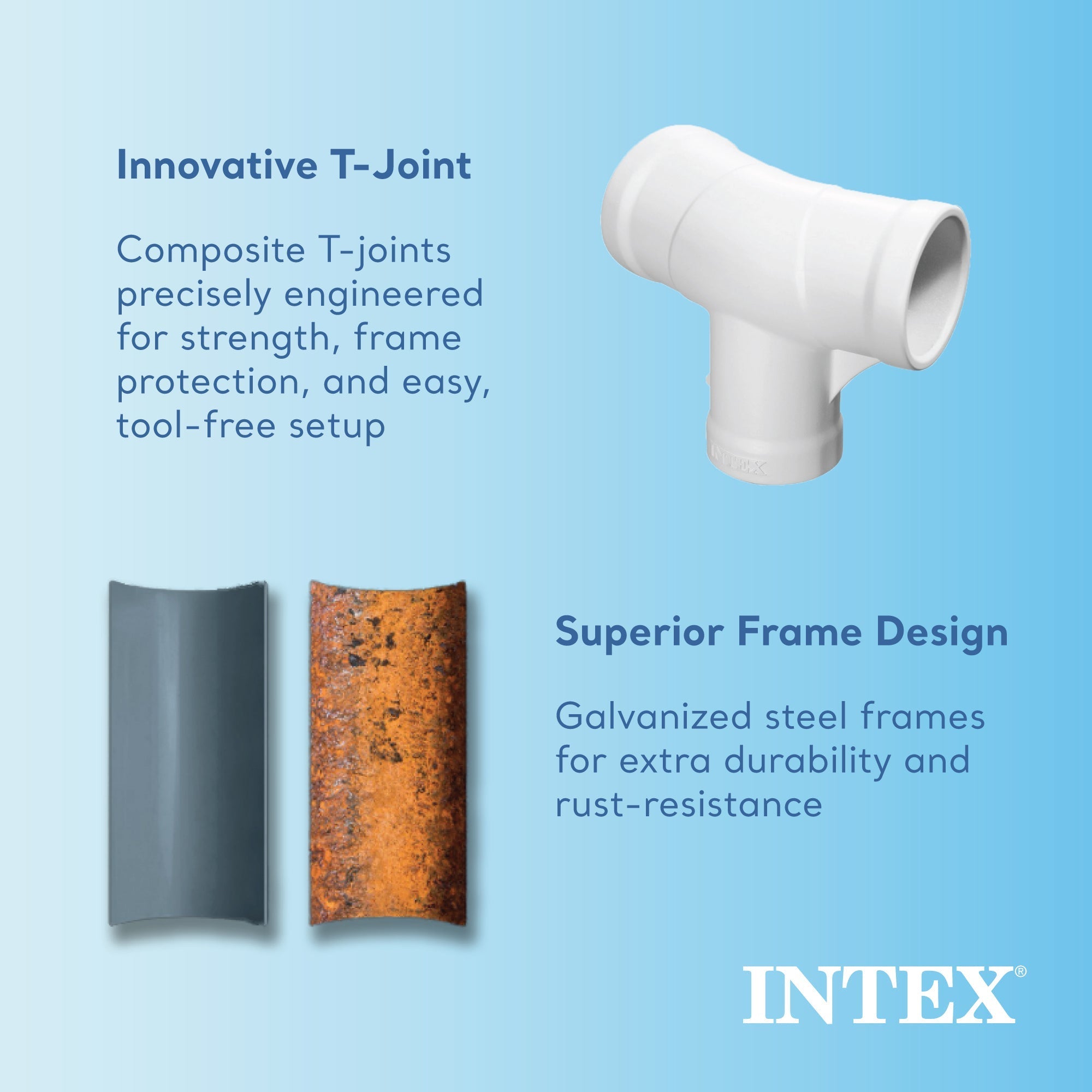 Intex 12ft Metal Frame Above Ground Pool 30in with Filter Cover & Maintenance Kit - Image 8