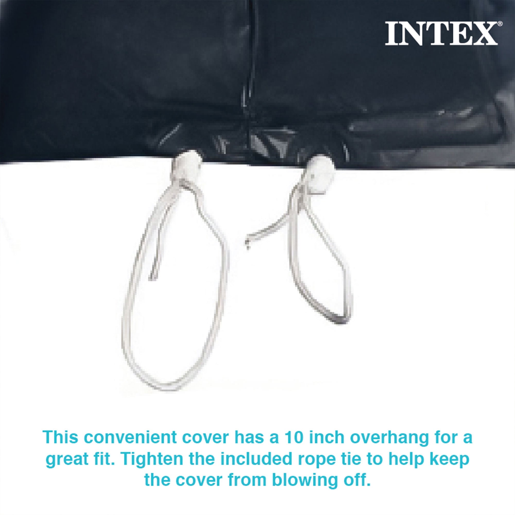 Intex 12ft Metal Frame Above Ground Pool 30in with Filter & Cover - Image 10