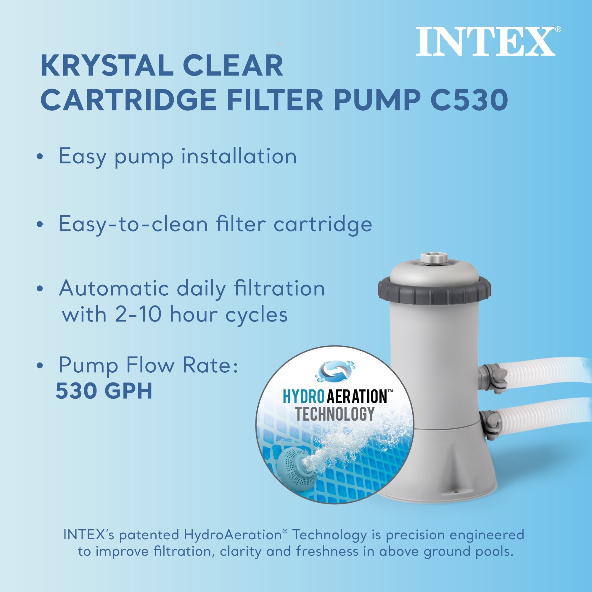 Intex 12ft Metal Frame Above Ground Pool 30in with Filter & Cover - Image 5