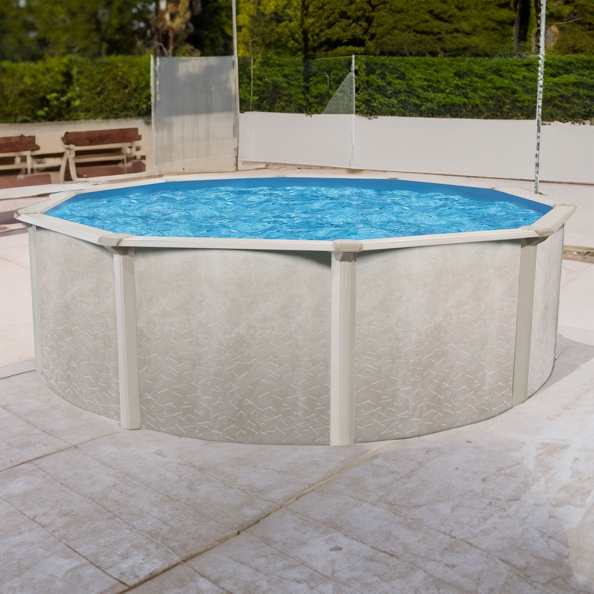 Aquarian Phoenix 18ft Round Above Ground Pool 52in with Pump Ladder & Hardware - Image 6