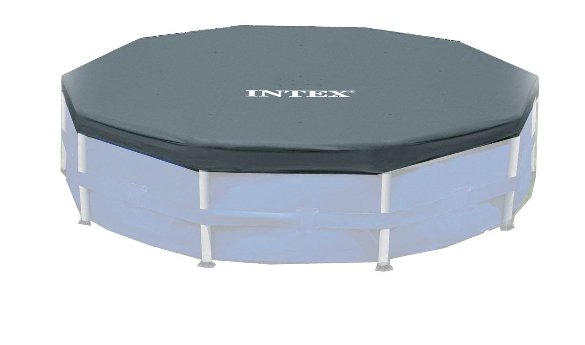 Intex 12ft Round Metal Frame Above Ground Pool Debris Cover - Image 3