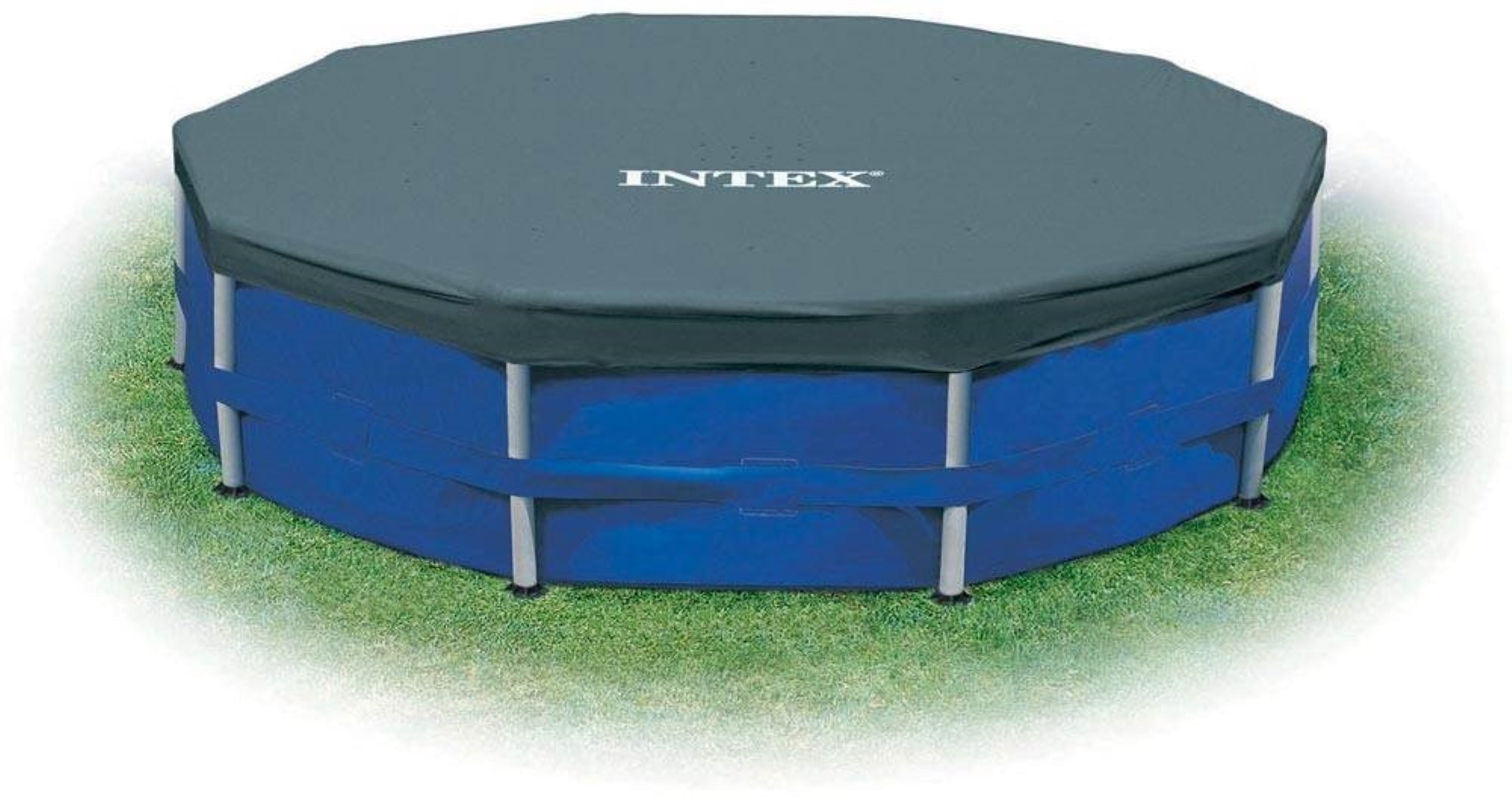 Intex 12ft Round Metal Frame Above Ground Pool Debris Cover - Image 4