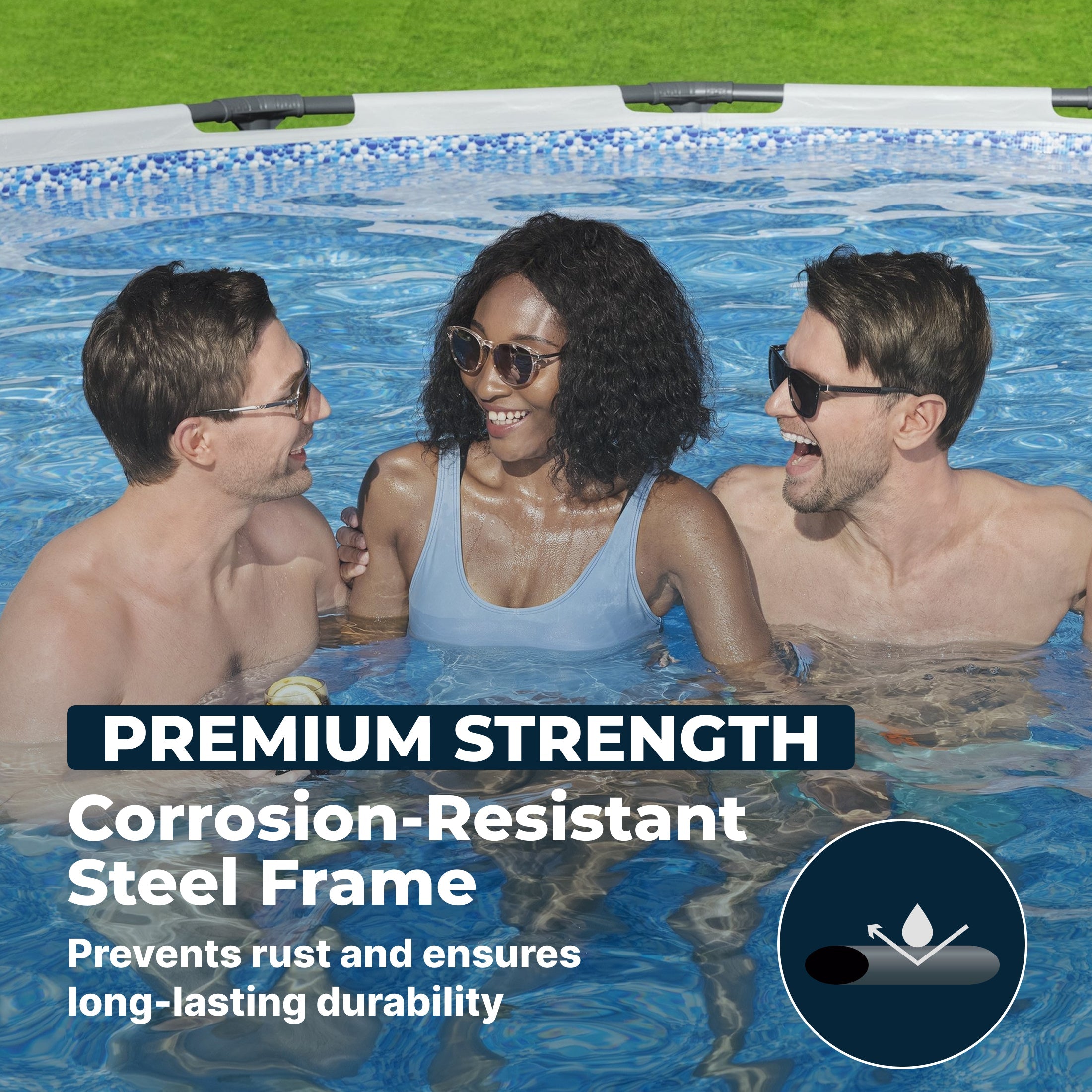 Bestway Steel Pro MAX 15ft Round Above Ground Pool Set 42in Deep - Image 7