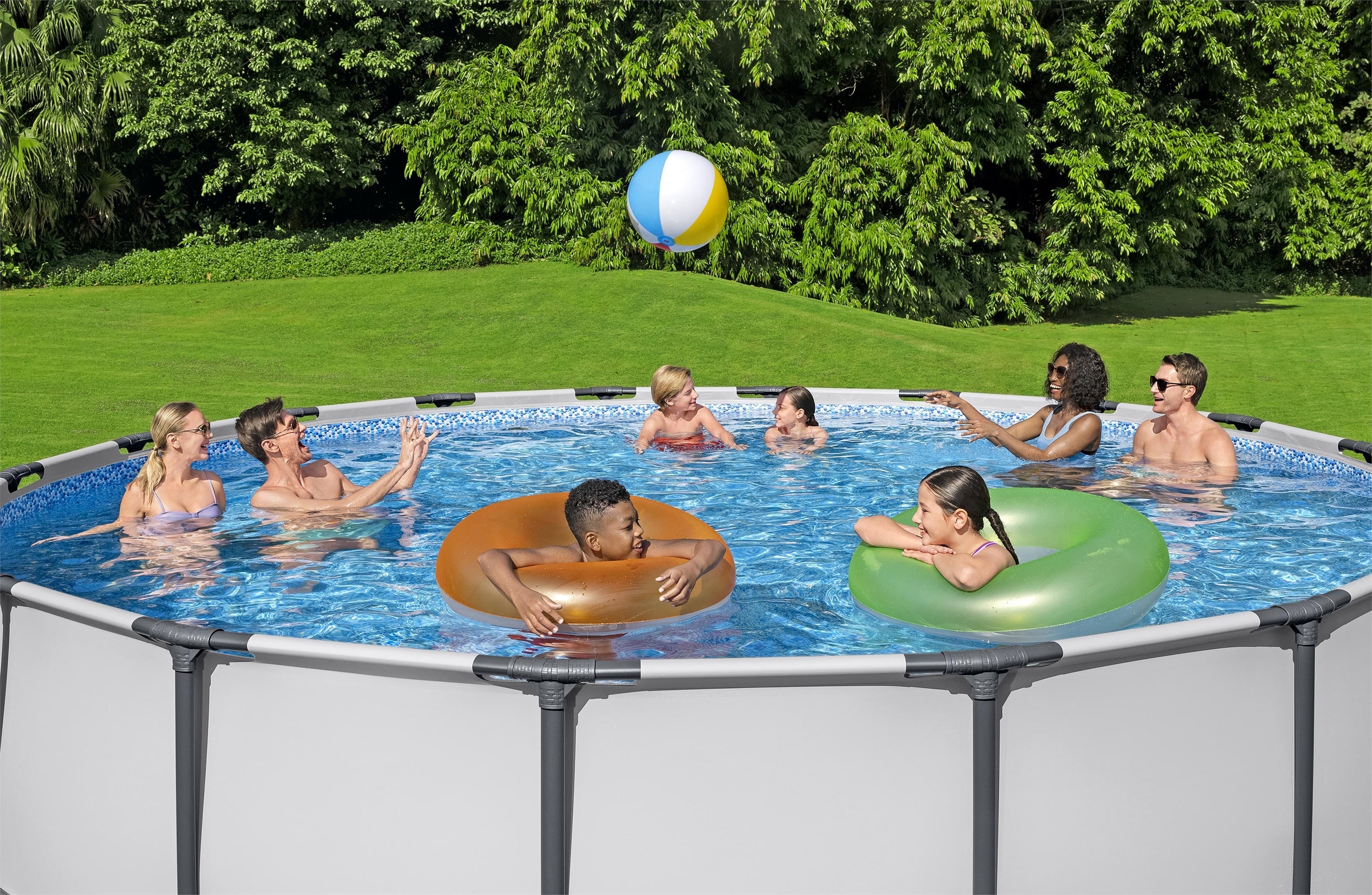 Bestway Steel Pro MAX 15ft Round Above Ground Pool Set 48in Deep - Image 4