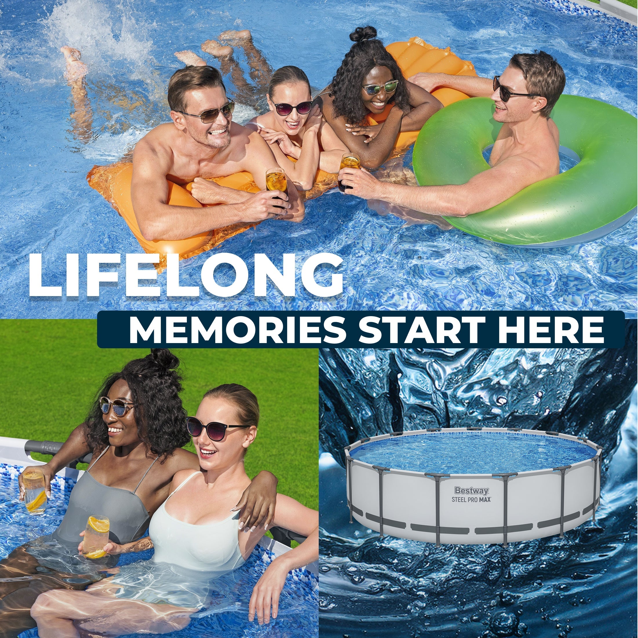 Bestway Steel Pro MAX 15ft Round Above Ground Pool Set 42in Deep - Image 9