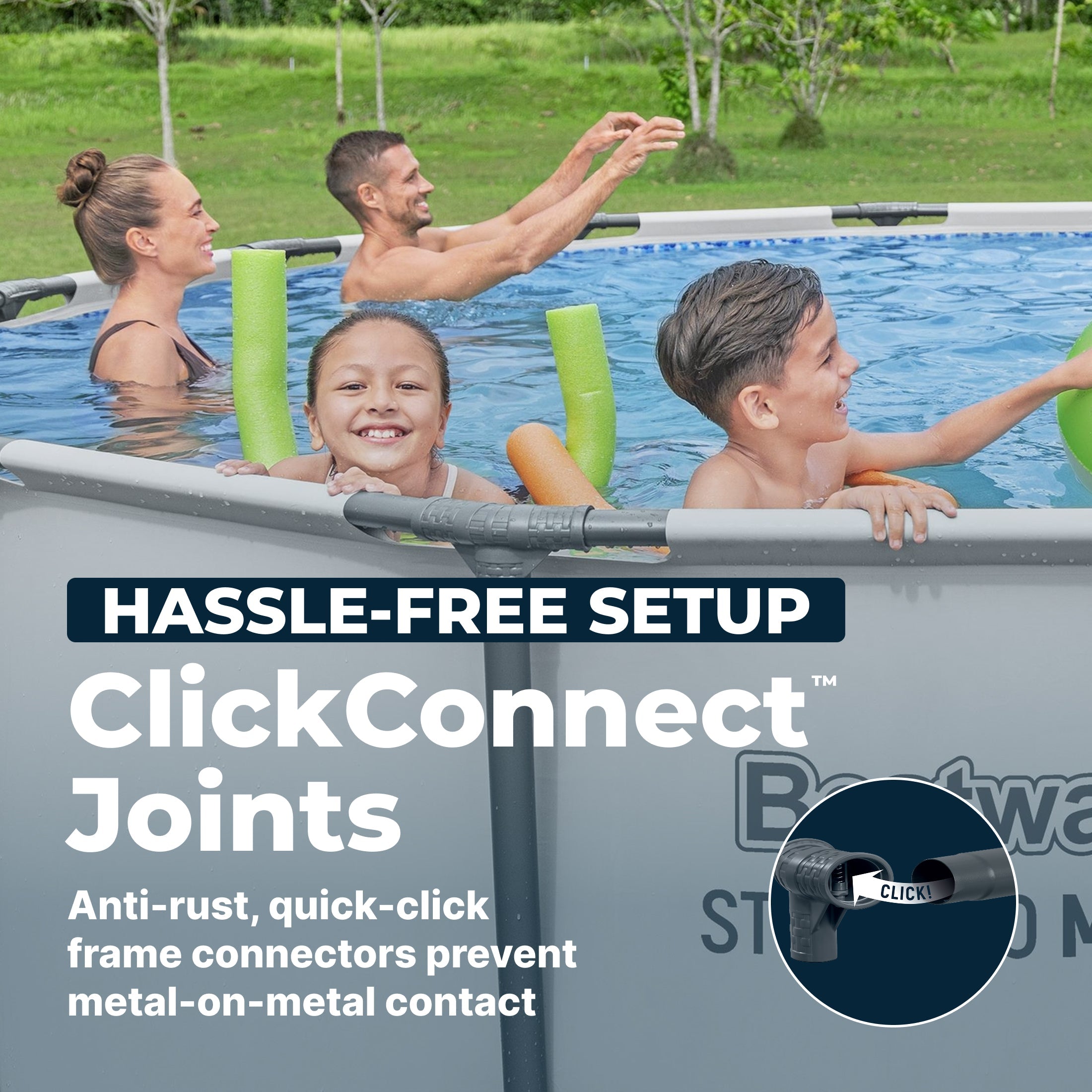 Bestway Steel Pro MAX 14ft Round Above Ground Pool Set 48in Deep - Image 6